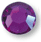 F11mm Round Faceted Austrian Crystal, Fuchsia, EA