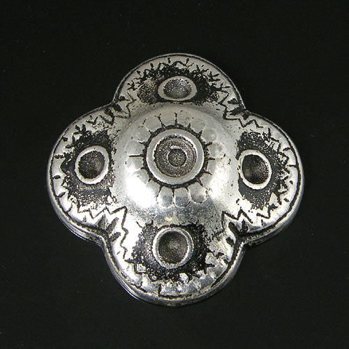 35mm Quatrefoil Button Cabochons (6mm bezel), pack of 6