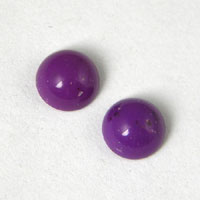 6mm Round Sugilite Purple Lucite Cabochon, pack of 48