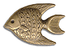 Antique Gold Finish MD FISH,LEFT pk/6