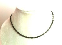 17" Cable Chain Rustic Necklace, each