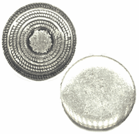 34x34mm Antique Gold Finish Aztec Rim Embellishment