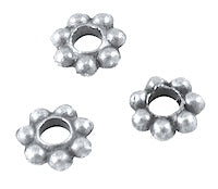 6mm Bali Style Spacer, Antique Silver, Pack of144
