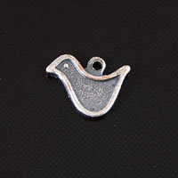 8x10.5mm Dove, Antiqued Silver, pk/6