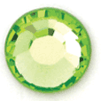 8mm Round Faceted Austrian Crystal, Green (Peridot), EA