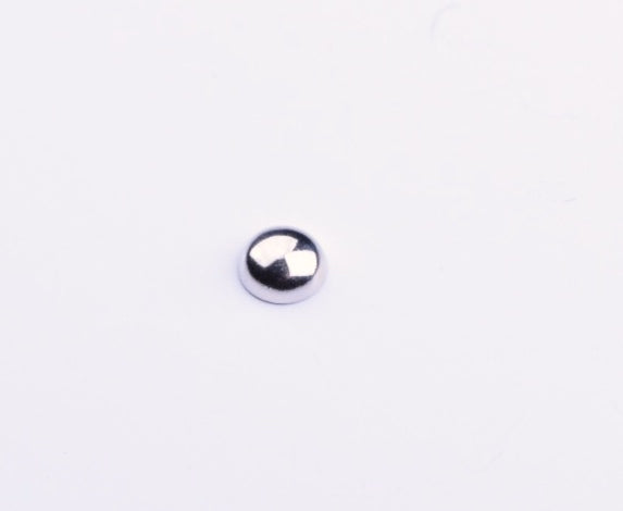 10mm Round Silver Cabochons, resin, 144 per pack