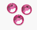 Swarovski 3mm Round Faceted Austrian Crystal, Rose pkg/24