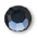 8mm Round Faceted Austrian Crystal, Montana (Blue), each