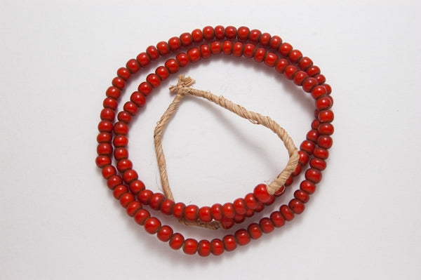 6.5mm Heishi Beads, Orange 21" per strand