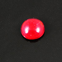 9mm Siam Red Round Cabochon, ea