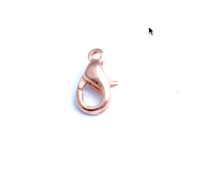 10mm Copper Lobster Claw Clasps, 12 Pack