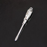 31mm Screwdriver Charm, Classic Silver, pk/6