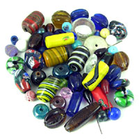 Indian Trader Beads Mix, Grab Bag, glass, 1/2 pound