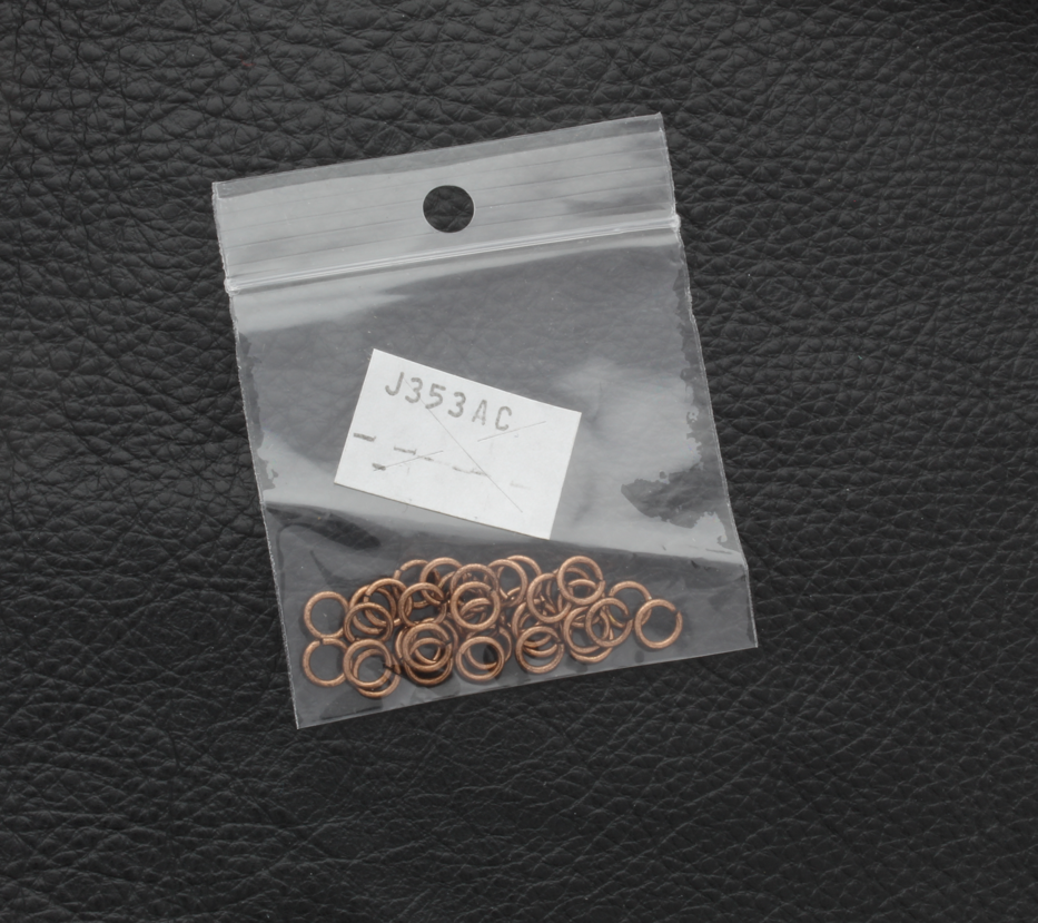 5mm Round Jump Rings (20 Gauge), Antique copper, 36ea  package