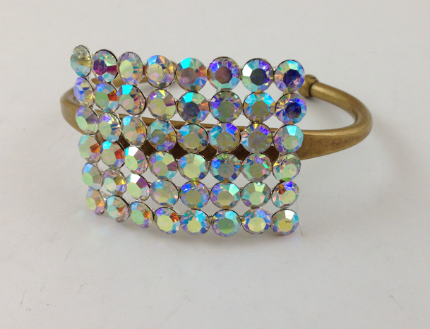 Bling Bracelet , Crystal Brass Bracelet