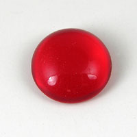 15mm Round Ruby Cabochon, ea