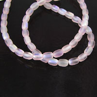 6mm Rose Matte, AB, Rice