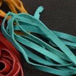 Sueded Leather Lace Cord, 18' Feet, Turquoise, Pack of 6