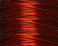 Artistic Craft Wire, Fiesta Wire™, non-tarnish Red color plated copper wire, 26 gauge. Sold per 30 yard spool